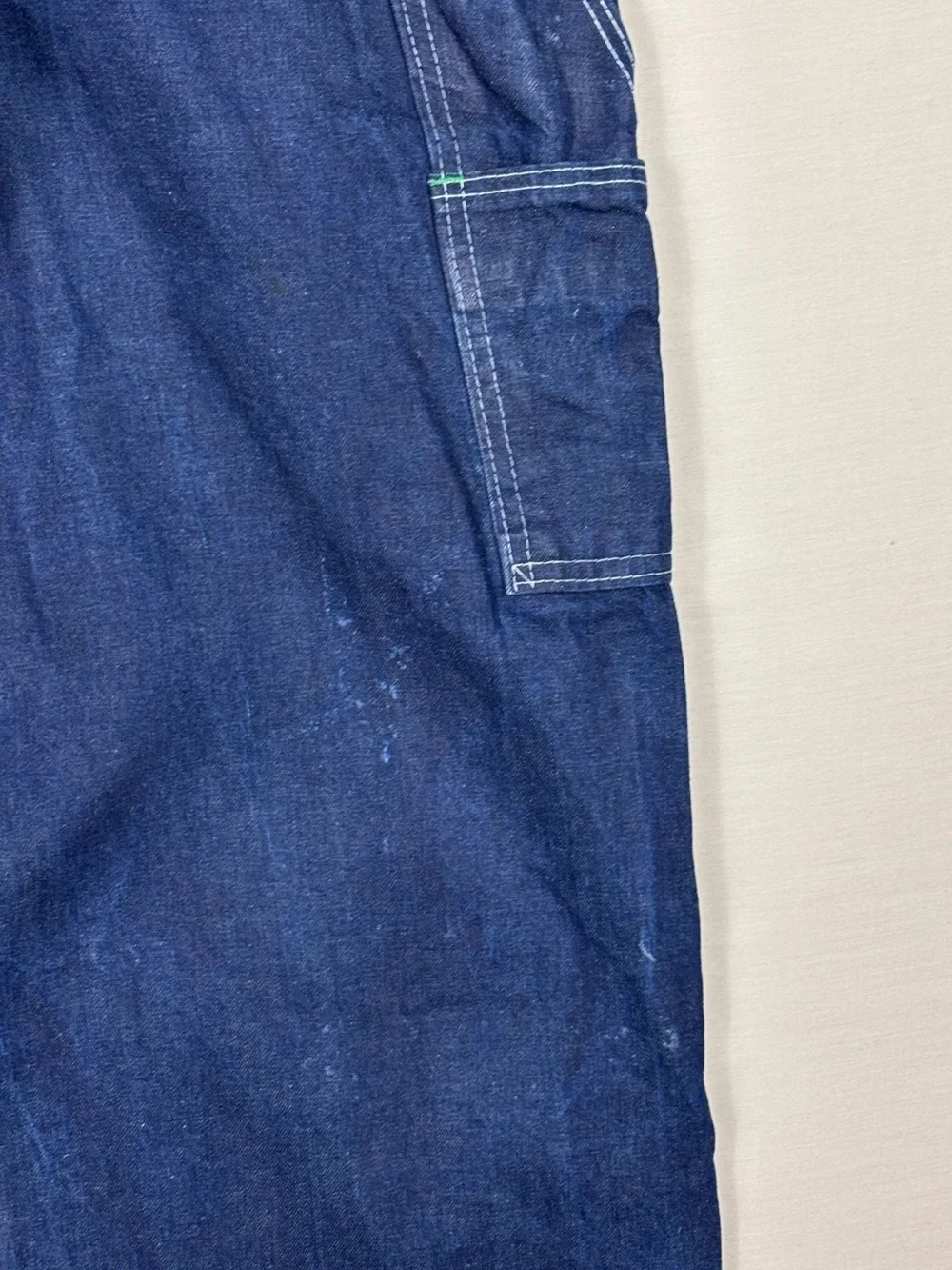 Vintage Pointer Brand Denim Overalls Carpenter Workwear USA Union Made